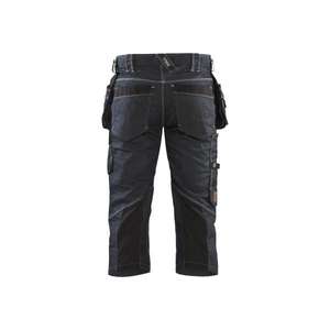 Blaklader กางเกงขาสั้นโจรสลัด199111418999C56ยืด X1900สีน้ำเงินเข้ม/สีดำกางเกงยีนส์กางเกงทำงาน7330509554517กางเกงขาสั้นทำงาน - Product Image 2