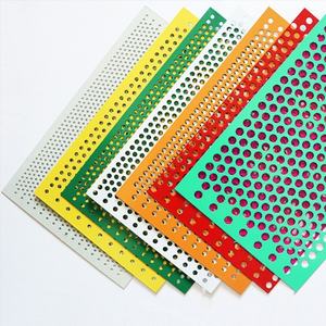 천공 금속판 스테인리스 스틸 와이어 천공 파사드 난간 사각 구멍 장식 패널 펀칭 메쉬 필터 - Product Image 2