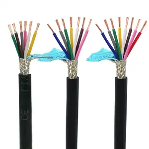 PVC Insulated Stranded Copper 22awg 24awg 26awg vw-1 Twisted Pair flexible cable copper core electrical wire UL 2464