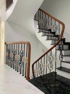 ประตูเหล็กยูโร ประตูเหล็กสถาปัตยกรรม เหล็กกล้าแข็ง (14x14มม./14x6มม.) ดีไซน์ฝรั่งเศส สำหรับอาคารระดับไฮเอนด์ แบบติดตั้งด้านบน - Product Image 4