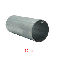 Tube de store rétractable en acier galvanisé, tube rond en aluminium