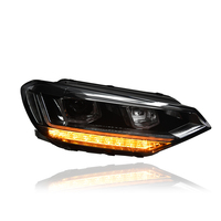 Ensemble de phares LED KGKB pour VW Touran Mk1 1T3 2011-2015, systèmes d'éclairage, lentille de projecteur, double faisceau, IP68, Plug & Play