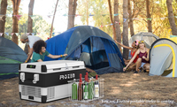 FROZEN 12V 24V réfrigérateurs 75/95L caravane Camping compresseur voiture réfrigérateur congélateur réfrigérateur portable