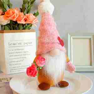 Statuetta Senza Volto per la Festa della Mamma con Rosa e Cuore, Decorazione per la Casa per la Festa della Mamma - Product Image 6