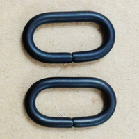 Anneaux en D de 16, 18, 20, 22, 24, 26 mm, finition mate polie, quincaillerie robuste, anneaux de boucle pour bracelet de montre