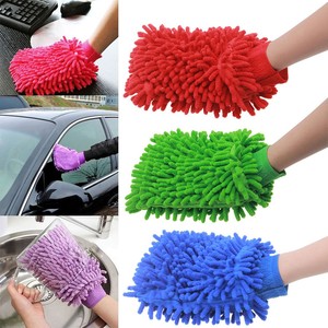Guante de microfibra de chenilla de doble cara para lavado de coches con colores y tamaños personalizados para detallado de vehículos y limpieza de ventanas/ruedas - Product Image 5