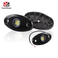Luz LED RGB para Coche, 9 LED, Luz Ambiental Exterior, Lámpara Inferior para SUV, Camioneta, ATV, UTV, Bote, Lateral, A11