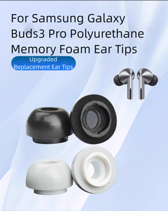 Puntas de Espuma para Auriculares Samsung Galaxy <span class=keywords><strong>Buds</strong></span> <span class=keywords><strong>3</strong></span> <span class=keywords><strong>Pro</strong></span>, Almohadillas de Espuma Viscoelástica y Cubiertas de Espuma para Auriculares <span class=keywords><strong>Buds</strong></span> <span class=keywords><strong>3</strong></span> <span class=keywords><strong>Pro</strong></span> - Product Image 1