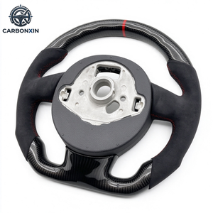 Volant sport de haute qualité pour Audi A3 A4 A5 A6 A7 RS3 RS4 RS5 RS6 RS7 B8.5 Q3 Q5 Q7 en fibre de carbone véritable, volant personnalisé - Product Image 3