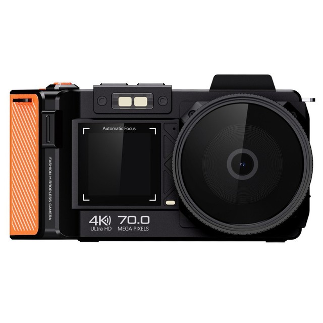 2026 New Arrival 4K HD 70.0 Million Pixel Mirrorless Digital Camera New Product Wide-Angle Stylish Fashion DSLR Digital Camera