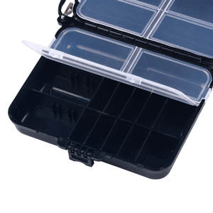 12*10*3,5 cm compartimentos portátiles <span class=keywords><strong>caja</strong></span> <span class=keywords><strong>de</strong></span> aparejos <span class=keywords><strong>de</strong></span> <span class=keywords><strong>pesca</strong></span> señuelos <span class=keywords><strong>de</strong></span> pescado soporte <span class=keywords><strong>de</strong></span> almacenamiento <span class=keywords><strong>de</strong></span> plástico <span class=keywords><strong>caja</strong></span> cuadrada (QT062) - Product Image 3
