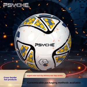 Pallone da Calcio Professionale N.<span class=keywords><strong>5</strong></span> in Pelle PU per Allenamento e Partite con Costruzione Termosaldata e Laminata <span class=keywords><strong>a</strong></span> Macchina - Product Image 4