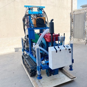 Máquina de Perfuração de Poços de Água Hidráulica Montada em Esteira a Diesel, 200m de Profundidade, para Irrigação Agrícola e Perfuração de Rocha Dura - Product Image 3