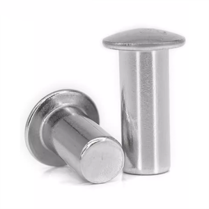Rivets M4 en acier inoxydable, rivets pleins à tête dôme, rivets en aluminium GB1011 GB871 DIN674 - Product Image 3