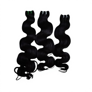 ผมแท้ REMY VIRGIN แบบต่อเป็นช่อ  ผมอินเดียแท้จากผู้ขายโดยตรง ส่งด้วย DHL  ลอนสวย สีธรรมชาติ เนื้อผมนุ่มลื่น ขนาด 24 นิ้ว ยี่ห้อ Nandee House - Product Image 2