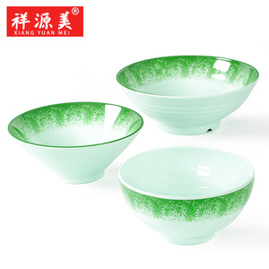 ชามเมลามีนขนาดใหญ่ สีเขียวล้วน สำหรับดื่มชา ใช้ในร้านอาหาร - Product Image 3
