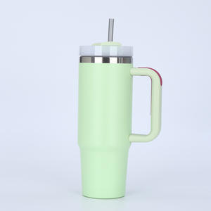 Mug de voyage isotherme 40 oz anti-fuite avec poignée, gobelet isotherme sous vide en acier inoxydable, coloré <span class=keywords><strong>pour</strong></span> l'extérieur, revente et vente en gros - Product Image 4