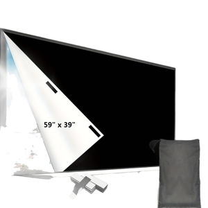 Xinjun No Drill Blackout <b>Curtains</b> 59 X 39 Inches Full <b>Light</b> Shading Portable Rod Pocket Inside Mount Decoration - Product Image 2