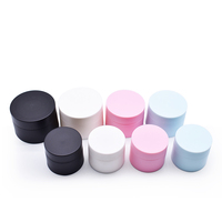 Pot cosmétique vide en plastique PP, petit format, 50 pièces, 3g 5g, avec couvercle, pour la crème pour les yeux, masque pour les lèvres
