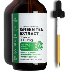 OEM Wholesale High Quality Green Tea Extract 1000 mg 50% EGCG and Green Tea Liquid Drops