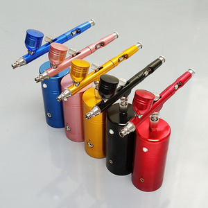 Portable Rechargeable Mini Electric Airbrush <b>Kit</b> With Adjustable Speed For <b>Model</b> Painting Artwork Gravity Feed USB Power - Product Image 1
