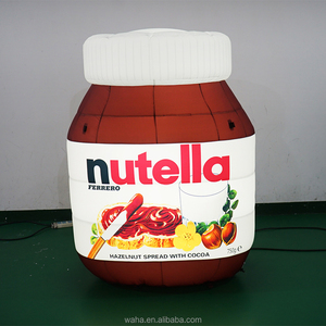 Giant <strong>Inflatable</strong> Bottle <strong>Inflatable</strong> Nutella Jar <strong>Custom</strong> Made <strong>Inflatable</strong> <strong>Chocolate</strong> Sauce Can for Advertisement