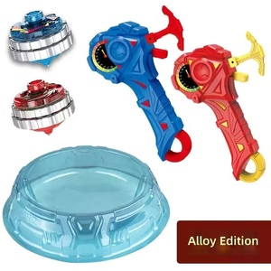 <span class=keywords><strong>Toupie</strong></span> de combat magique en métal et plastique, version améliorée, avec <span class=keywords><strong>double</strong></span> armure explosive, gyro lumineux et rotation magnétique, jouet escargot pour garçon - Product Image 4