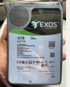 Disco Duro Empresarial ST12000NM001G Exos X16 de 12 TB, 7200 RPM, SATA 6 Gb/s, 3.5 Pulgadas - Product Image 3