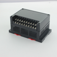 145*90 * 72mmDin rail de montage petite jonction électrique rail din boîte de projet boîtier en plastique ABS boîtier de projet de Rail industriel