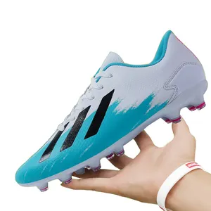 Распродажа, Нескользящая дышащая футбольная обувь, футбольная обувь для мужчин и женщин, Детская тренировочная футбольная обувь
