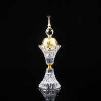 Vente directe d'usine : Brûleurs d'encens en cristal d'Arabie Saoudite semi-artisanaux, poêles à charbon pour brûler l'encens