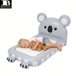 <span class=keywords><strong>Cama</strong></span> de Viaje Inflable para Niños Pequeños con Forma de Koala, Colchón de Aire Aterciopelado para Niños, Muebles Cómodos para el Hogar, Campamentos y Pijamadas - Product Image 5