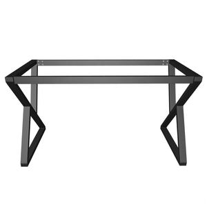 Milieu du siècle moderne industriel métal acier support de Table pieds Support <span class=keywords><strong>pied</strong></span> or bricolage meubles jambes bureau Table à manger cadre - Product Image 1