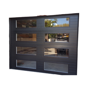 Porte de <span class=keywords><strong>garage</strong></span> <span class=keywords><strong>JD</strong></span> 2025, style américain moderne, en alliage d'aluminium, isolée, à sections 9x7, à ouverture latérale électrique, garantie 5 ans - Product Image 2