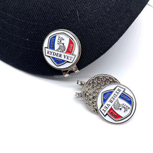 Marcador de pelota de golf magnético personalizado de diseño libre Marcadores de bola de <span class=keywords><strong>esmalte</strong></span> en miniatura Soporte de marcador de pelota de golf - Product Image 2