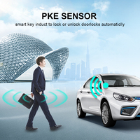 OVI 	 Système d'alarme de voiture universel compatible avec la clé intelligente à démarrage à distance, démarrage du moteur sans clé PKE, démarrage par bouton-poussoir 9100