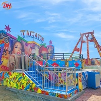 Manège Crazy Disco Ride Disco Tagada pour usage commercial, manège à sensations fortes pour parc d'attractions, idéal pour les nouveaux projets de terrains de jeux.