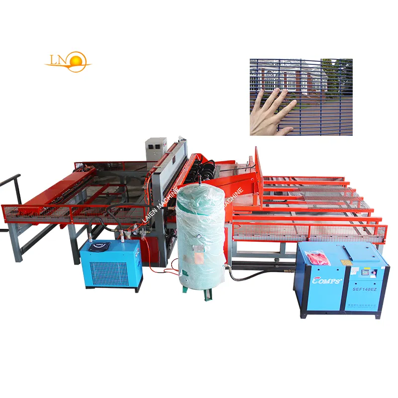 Security Prison Fence 358 Fence Making Machine Welded Wire Mesh Machine factory price