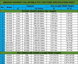 Aquarium commercial Résistance à la corrosion Étang à poissons Agriculture PVC Aquarium rectangulaire pliable - Product Image 4