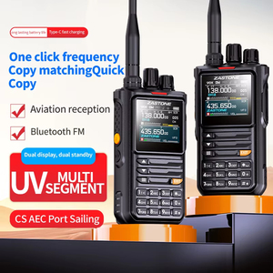 Zastone M8 10W 100-520MHz Đa Ban Nhạc Nghiệp Dư FM Đài Phát Thanh Hàng Không Receiver <span class=keywords><strong>Transmitter</strong></span> Bluetooth Lập Trình Di Động Walkie Talkie - Product Image 2