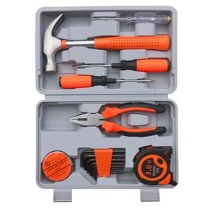 Household Hand <b>Tool</b> Set Portable <b>Tool</b> <b>Box</b> With Screwdriver Pliers Hammer Tape Measure - Product Image 2