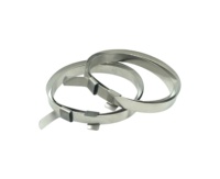 Collier de serrage pour tuyau articulé en acier inoxydable électroplaqué réglable de haute qualité avec verrouillage rapide et raccord en pouces