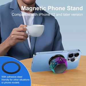 TWS G300 Magnetic Diamond Wireless <b>Speaker</b> RGB Color Light Portable Phone Stand for Home Outdoor Party - Product Image 5