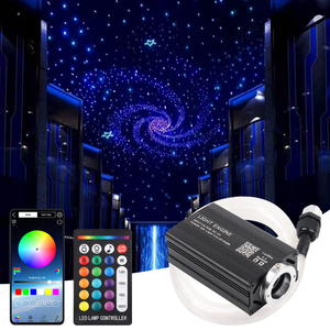 Kit d'éclairage de plafond ciel étoilé à fibres optiques Starlight avec contrôle APP RF, 300 <span class=keywords><strong>étoile</strong></span>s pour cinéma, voiture, maison - Product Image 1