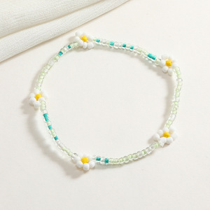 Bracelet bohème perlé coloré fleur marguerite bracelet d'amitié créative pour femmes filles - Product Image 2