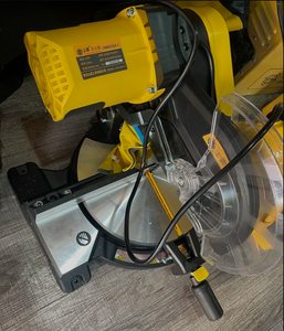 Scie à onglet coulissante professionnelle 2200W 255mm pour la découpe de <span class=keywords><strong>plinthes</strong></span> et de cadres de portes - Product Image 6