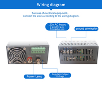 Alimentation électrique à commutation parallèle 800W SCN-800-12 12V 66A AC DC pour système de contrôle industriel