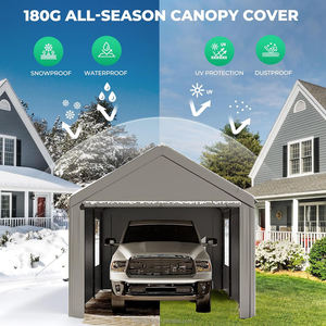 10x20 cadre <span class=keywords><strong>en</strong></span> métal pliable <span class=keywords><strong>abri</strong></span> <span class=keywords><strong>de</strong></span> <span class=keywords><strong>voiture</strong></span> parking <span class=keywords><strong>Garage</strong></span> <span class=keywords><strong>abri</strong></span> <span class=keywords><strong>de</strong></span> <span class=keywords><strong>voiture</strong></span> tente d'auvent avec couvercle - Product Image 4