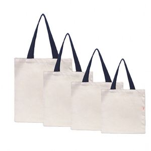 Sac en toile de coton naturel réutilisable imprimé avec logo personnalisé Yy598 - Product Image 1