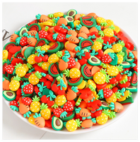 Vente en gros de figurines de fruits en résine réalistes, petites, bon marché, miniatures, produits alimentaires pour maison de poupée, jouets pour enfants, cadeaux en sachet surprise